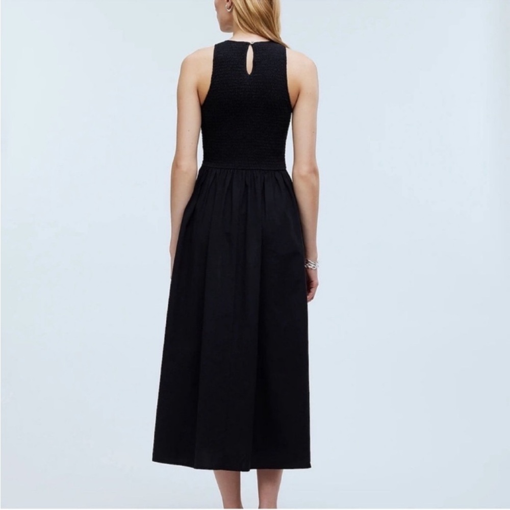 Madewell The Melody Smocked Midi Dress - Picture 2 of 3